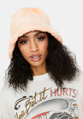Peach Cuddle Up Buttercup Bucket Hat