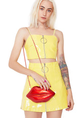 Sealed Lips Crossbody Bag