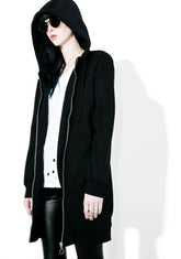 Emily Long Zip-Up Hoodie