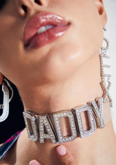 Sugar Daddy Rhinestone Choker