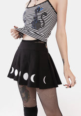 Lunar Moments Pleated Mini Skirt