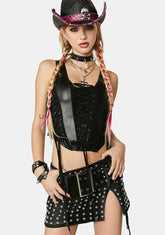 Moodiest Cutie Paneled Corset