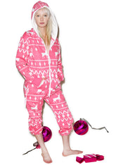 Pink Fair Isle Jumpsuit