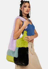Jumble Faux Fur Tote Bag