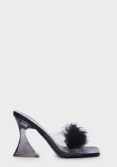 Made You Stay Fuzzy Heels