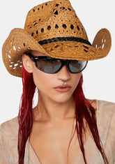 Country Side Straw Cowboy Hat