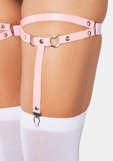 Sweet Dark N Dainty Heart Ring Garters