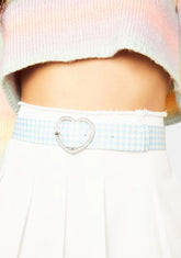 Bedazzled Heart Rhinestone Belt