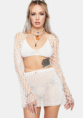 Day In The Sun Crochet Skirt Set