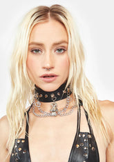 Hug Of Death Spiked Choker