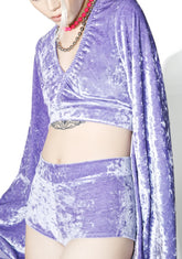 I Got U Babe Velvet Shorts