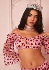 Love Surrounds Me Chiffon Top