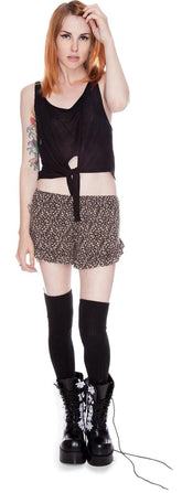 Keira Shorts - Leopard