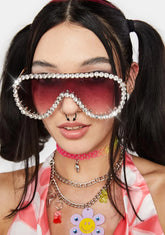 Clubbing Tonight Shield Sunglasses