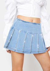 Sunset Bash Rhinestone Mini Skirt