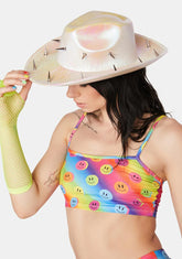 Down To Ride Holographic Cowboy Hat