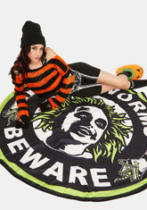 Beware Of Sandworms Beach Towel