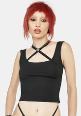 Nicola Cross Strap Crop Top