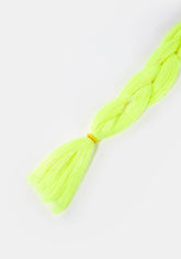 Lemondrop Neon Yellow UV Hair Extensions