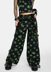 Grass Dark Street Pants