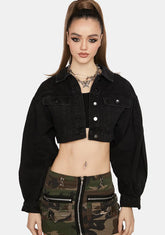 Set Em Straight Cropped Jacket