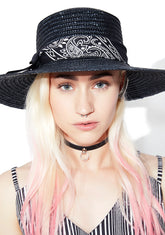 Paisley Alley Wide Brim Hat