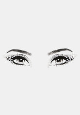 Silver Star & Pearl Face Gems