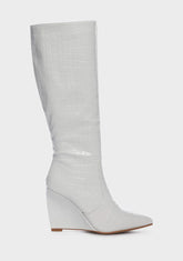 Social Secret Wedge Boots