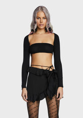 Carnival Meet Cute Micro Long Sleeve Top