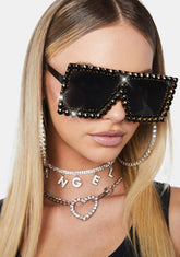 Diva Flex Rhinestone Sunglasses