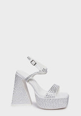 Wide Fit Raquel Platform Heels