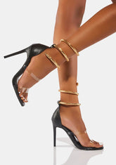 Samia Chain Wrap Heels