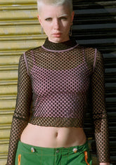 Don't Know Yet Mesh Crop Top