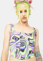 Wavy Baby Corset Top