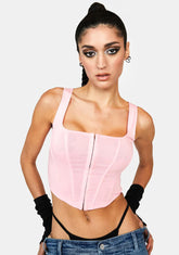 Bubblegum In My Pocket Corset Top