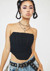 Noir That's My Baby Corset Top