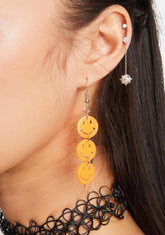 Vibrant Smiles Face Drop Earrings