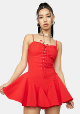 Truthful Thoughts Flared Dress