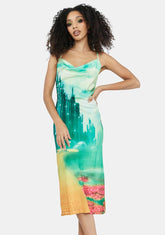 City Of Emeralds Midi Dress