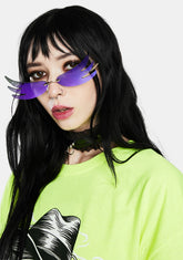 Lilac Above The Clouds Wing Sunglasses