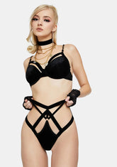 Your Everything Velvet Underwire Bra And Panty Set