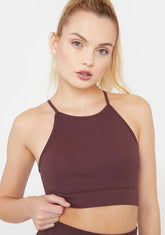 Plum Get Lucky High Neck Bra Top