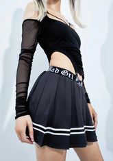 Bad Girl Nation Pleated Skirt