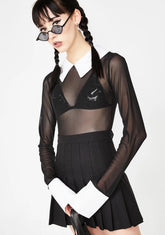 Wednesday Jr Long Sleeve Top