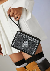 Swiping Black Card Clutch