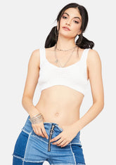 Bliss Carnival Karma Crochet Crop Top