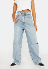 Aged Blue Billie Jeans