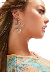 Carefree Rhinestone Butterfly Earrings