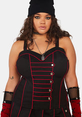 Plus Band Corset Top