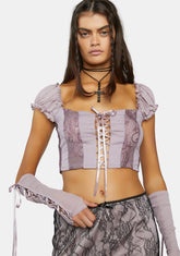 I've Been Bored Top & Arm Warmers Set